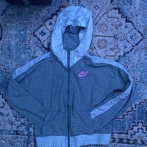 I am selling a nike air crop top jacket from nike. It is in good condition.